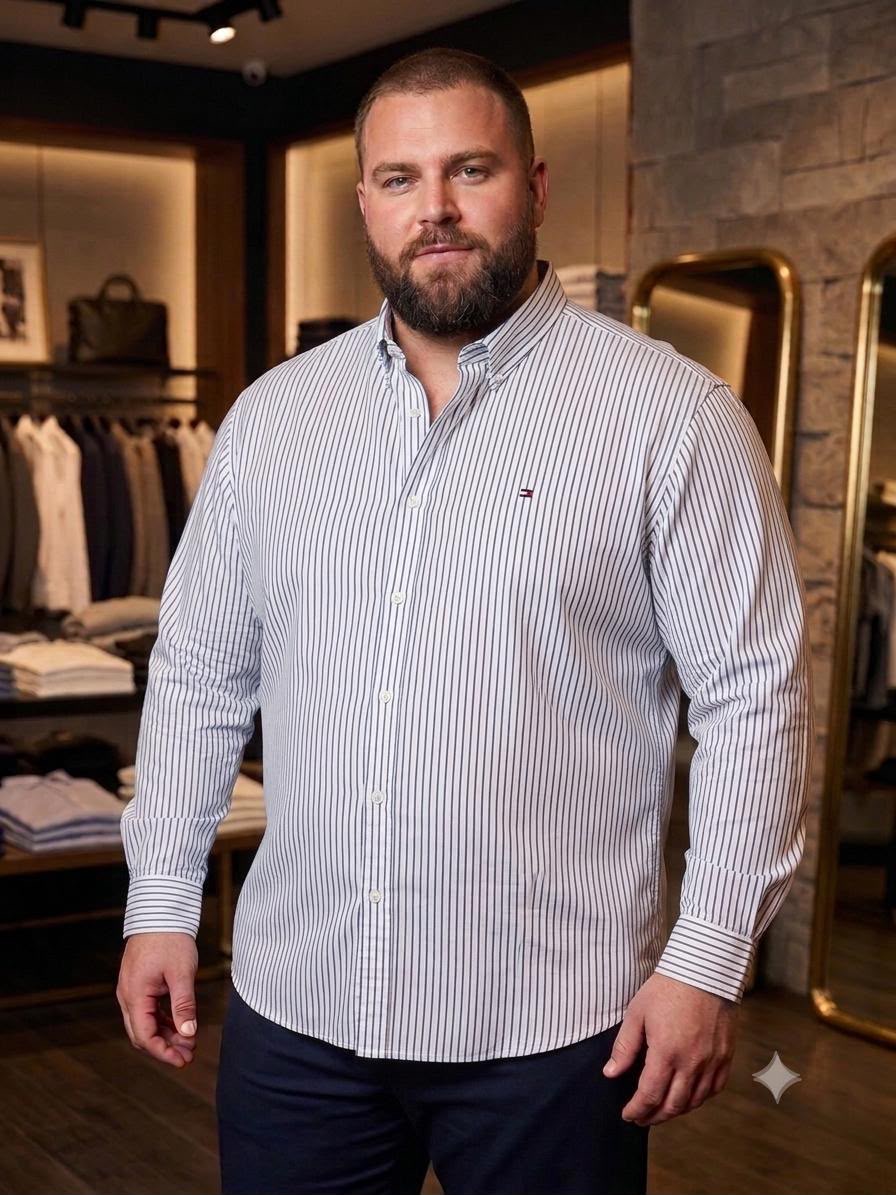 قميص tommy مخطط euro