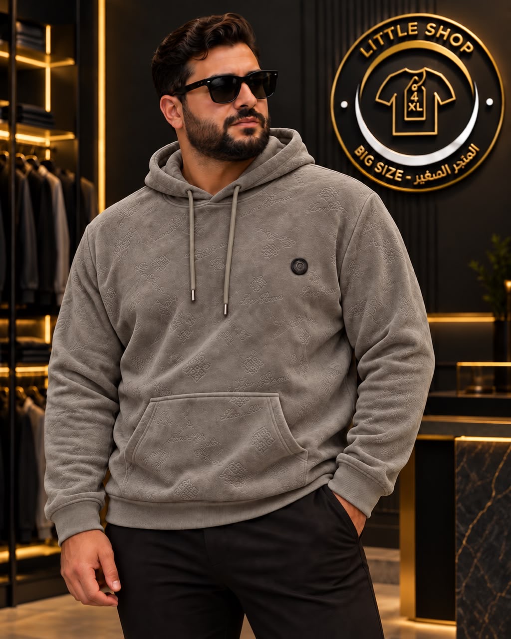 هودي Loro Piana مموه #203