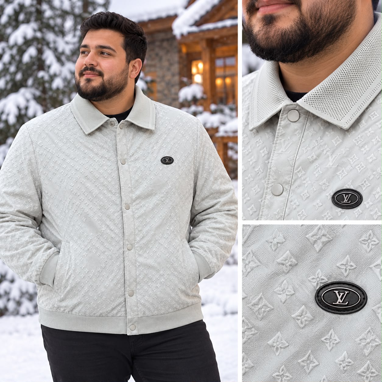 جاكيت LV # B3303 ياقة